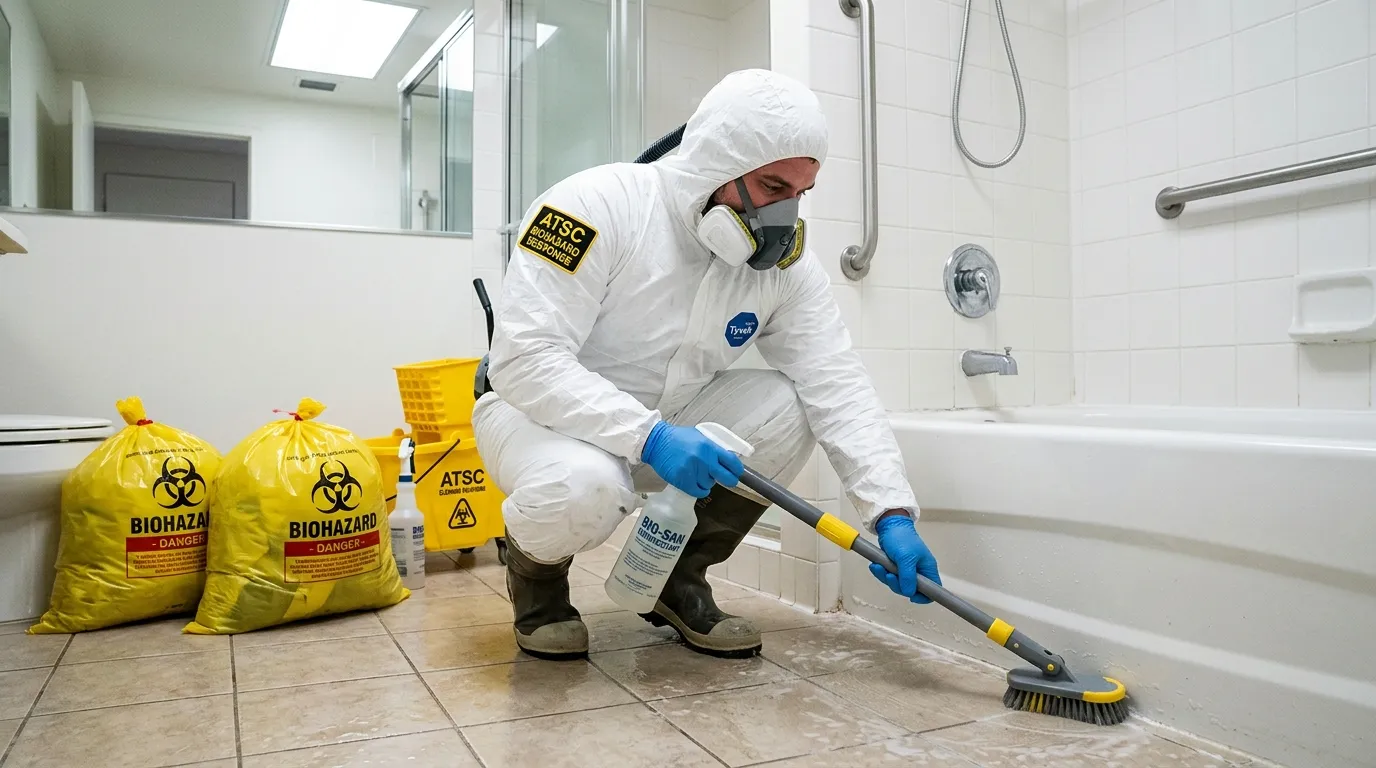 Decontamination equipment deployed for Blood Cleanup in Fostoria